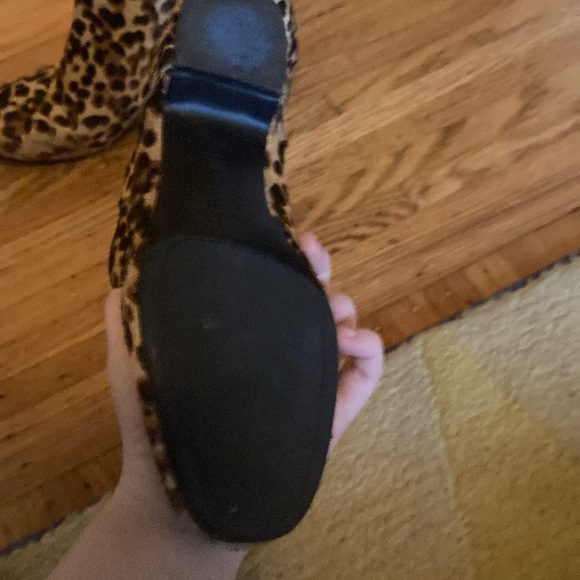 Nine West faux leopard fur booties - Picture 5 of 6